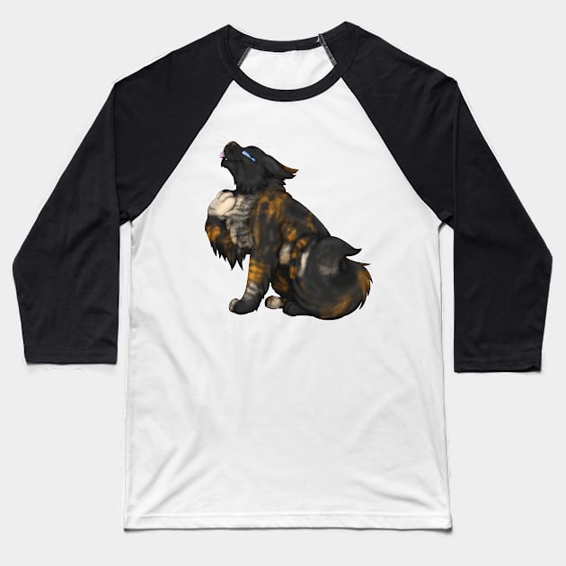 Chimera Longhair Baseball T-Shirt by spyroid101